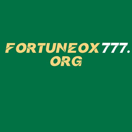 Logo da FORTUNEOX777.ORG